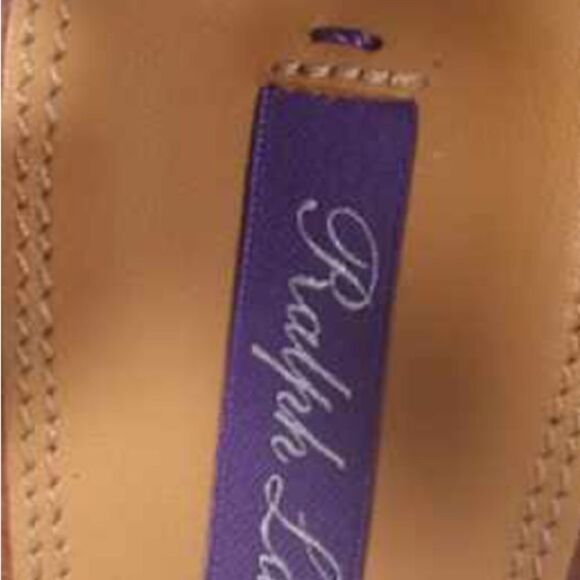 Ralph Lauren Collection Jenica Patent Leather Tortoise Shell Stiletto Sandal - Picture 2 of 16